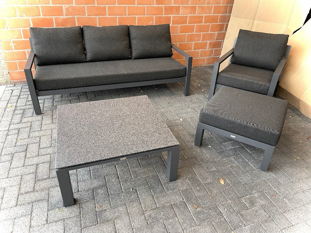 Loungeset - tuinset - LIFE outdoor - ALS NIEUW, Tuin en Terras, Ophalen, Zo goed als nieuw, Aluminium, Loungeset