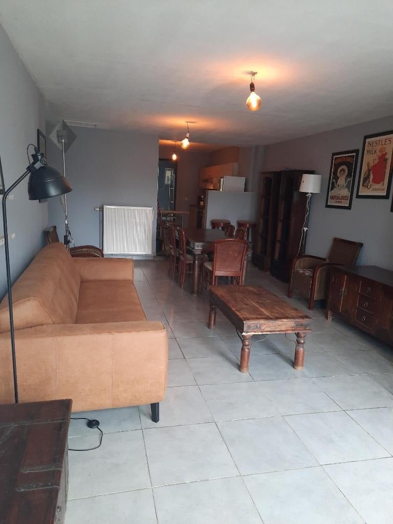 Hoegaarden centrum appartement Gelijkvloers, Immo, 50 m² of meer, Provincie Vlaams-Brabant