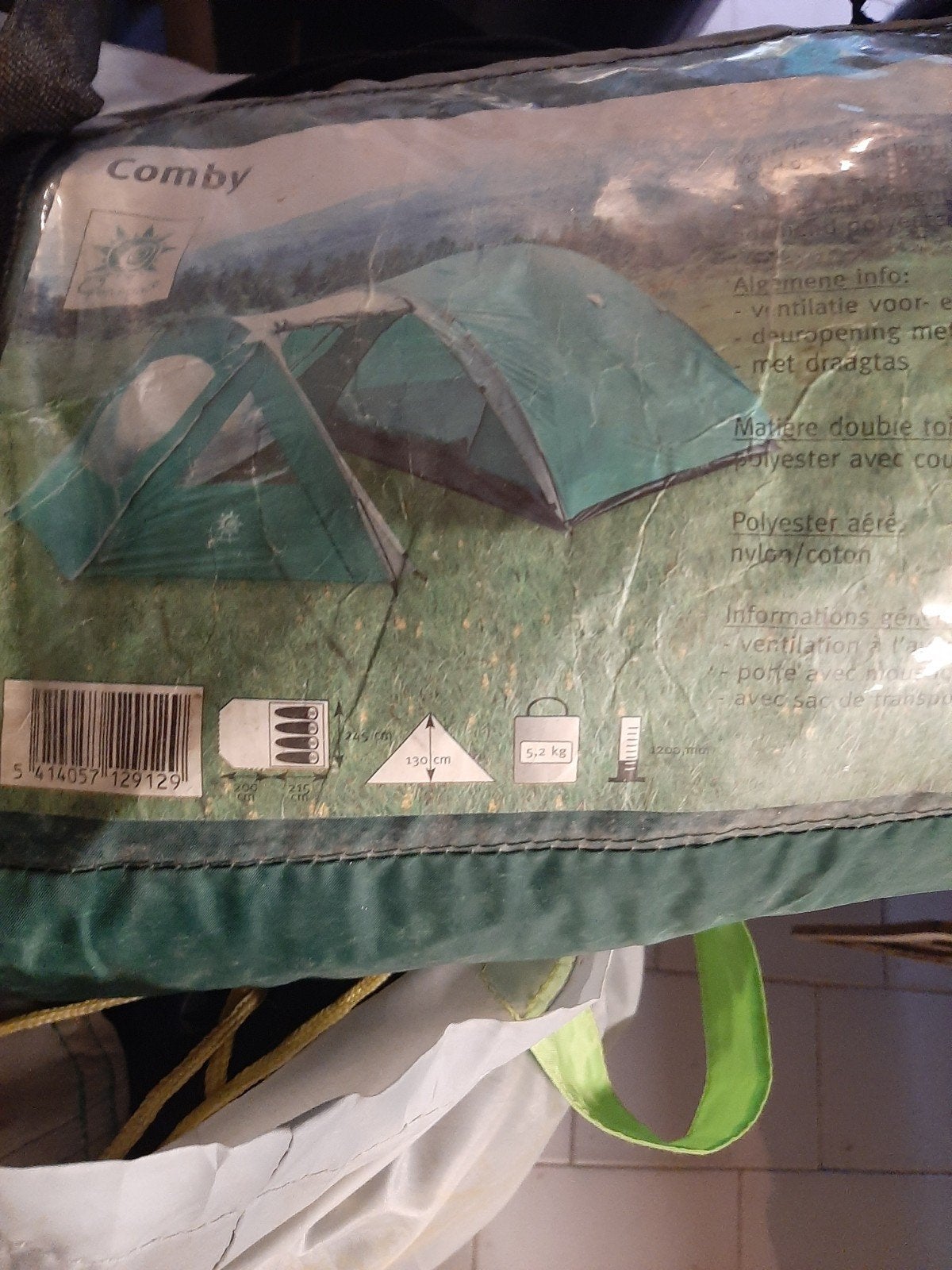 gratis grote tent, Ophalen