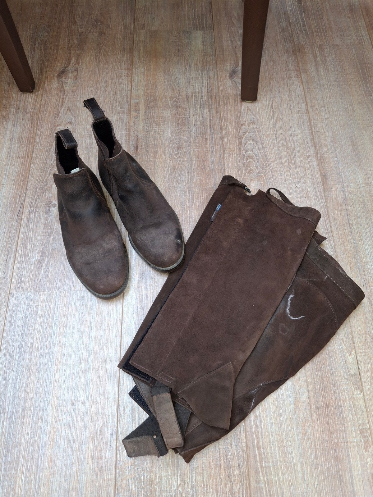 Bottes d'équipement d'équitation taille 38 chaps xxl, Enlèvement ou Envoi