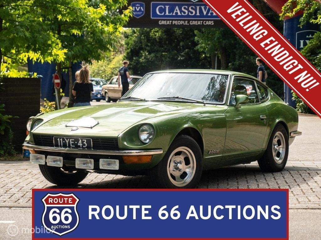 Datsun 260Z | 1974 | Route 66 Auctions, Auto's, Overige merken, Zwart, Bedrijf, Handgeschakeld