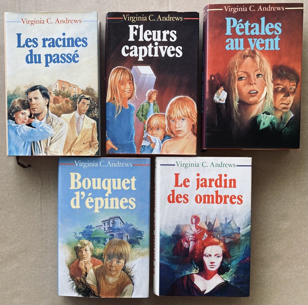 Saga complète : FLEURS CAPTIVES - Virginia Andrews, Livres, Enlèvement ou Envoi, Comme neuf, Virginia Andrews