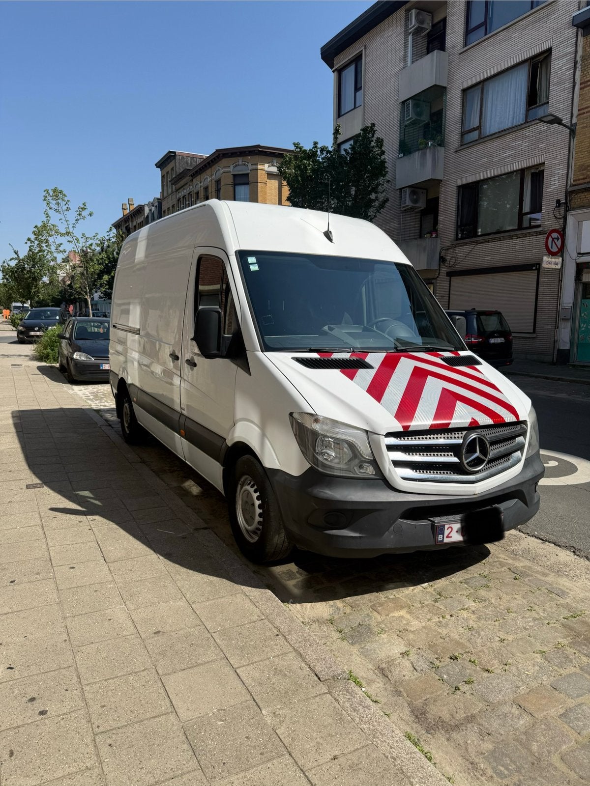 TE KOOP MERCEDES SPRINTER 316 L2H2 euro 6B, Auto's, Mercedes-Benz, Euro 6, Wit, Particulier, Te koop