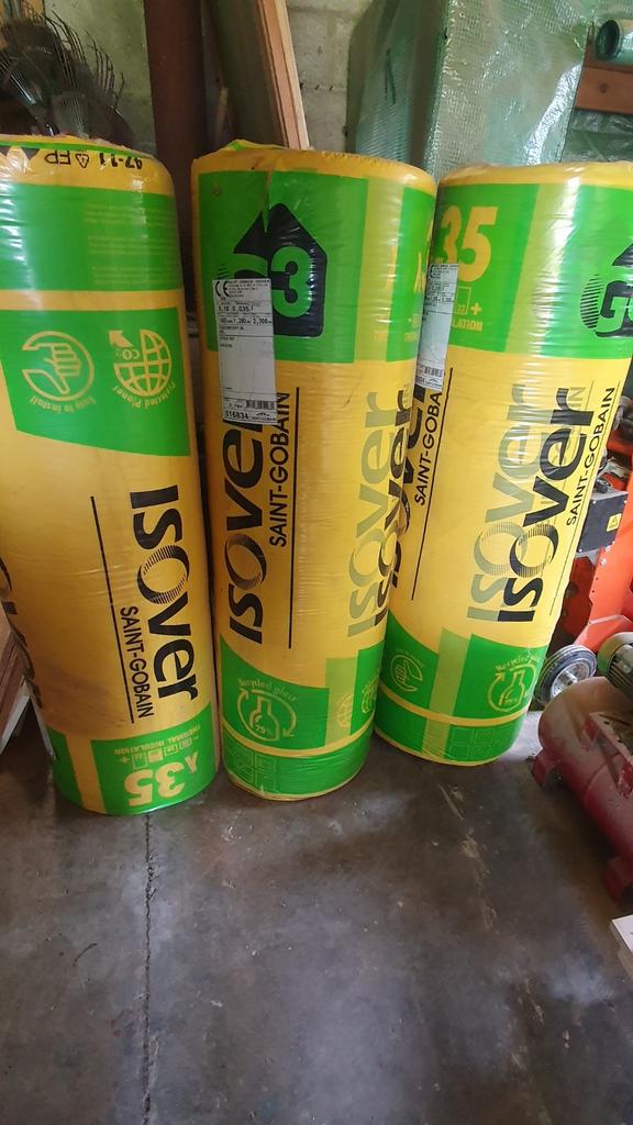 Isover glaswol isolatie 18cm, Doe-het-zelf en Bouw, Isolatie en Afdichting, Ophalen, Glaswol