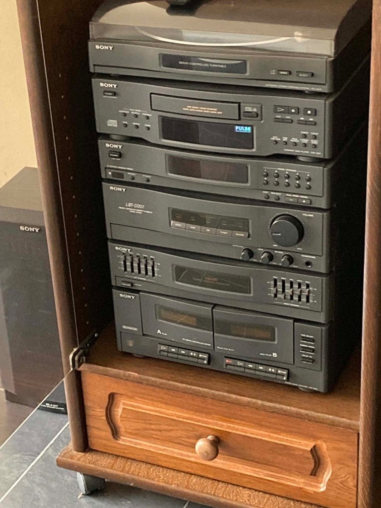 Stereo toren Sony, Enlèvement, Comme neuf, Deck cassettes ou Lecteur-enregistreur de cassettes, Sony