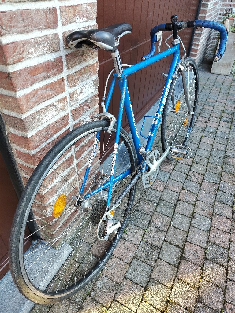 Vintage Flanders koersfiets, Autres marques, 10 à 15 vitesses, Frein sur jante, 49 à 53 cm