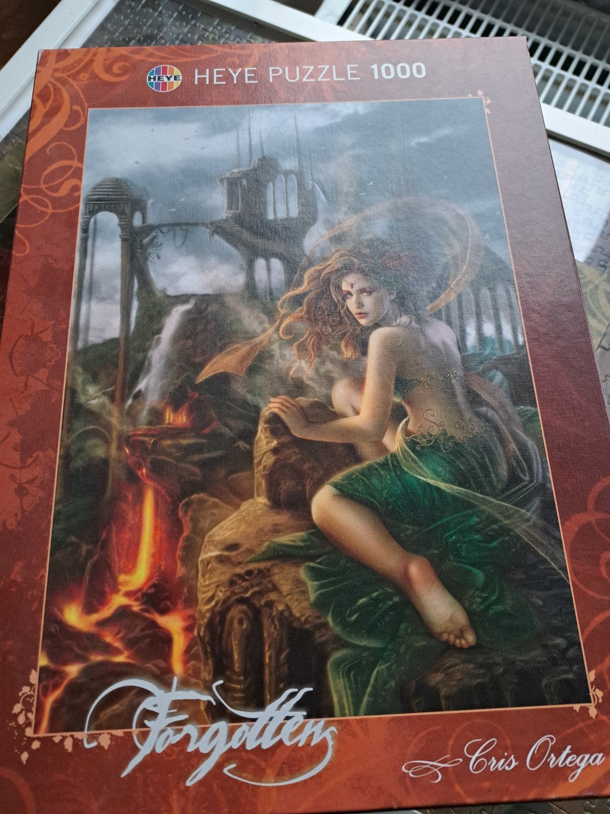 mooie puzzel - Chris Ortega (1000 stuks), Ophalen, 500 t/m 1500 stukjes, Zo goed als nieuw