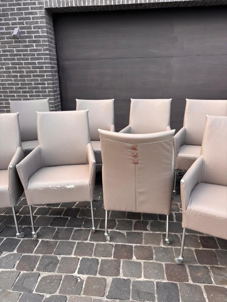 8 chaises de salle à manger Joli, Enlèvement, Utilisé, Cinq, Six Chaises ou plus