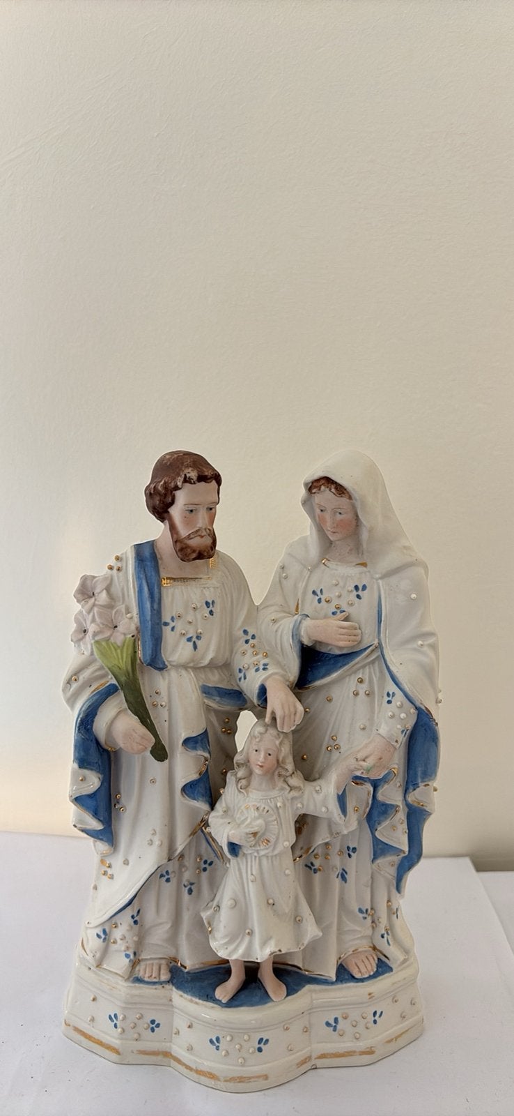 Ancienne Statue Sainte Famille- Fin XIXe, Antiquités & Art, Enlèvement ou Envoi