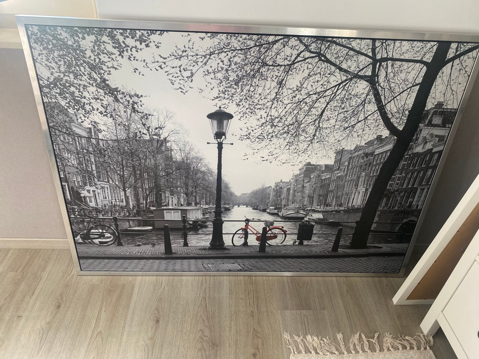 Schilderij Ikea Amsterdamse grachten, Ophalen, Zo goed als nieuw, Schilderij
