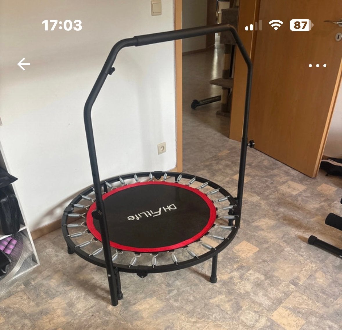 Trampoline, Sports & Fitness, Équipement de fitness, Enlèvement, Utilisé, Autres types