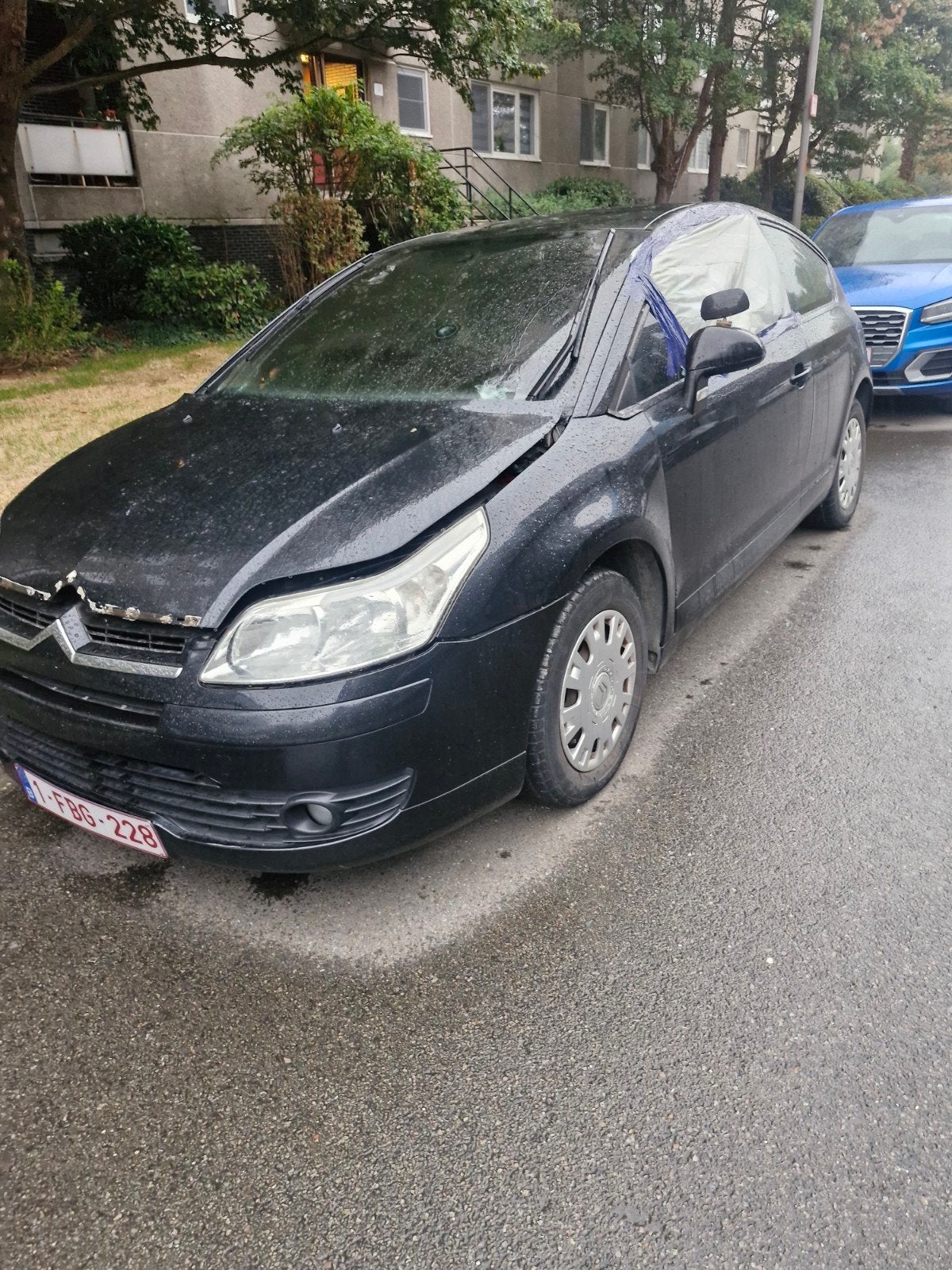 brand schade, Autos, Achat, Particulier, 3 portes, Noir