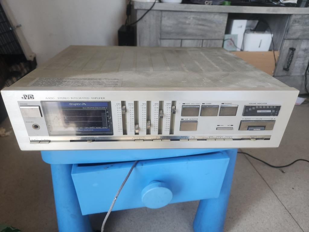 JVC A-X50 Super-A versterker vintage hifi, Enlèvement, Utilisé