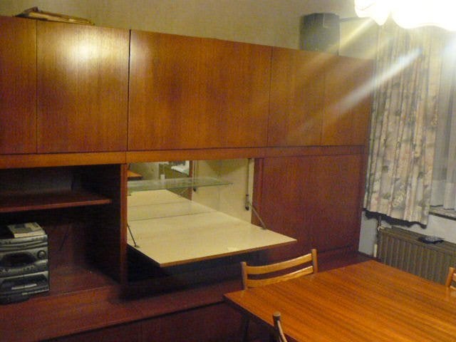 armoire murale du milieu du siècle, Maison & Meubles, Teck, Avec tiroir(s), 300 cm ou plus, Comme neuf