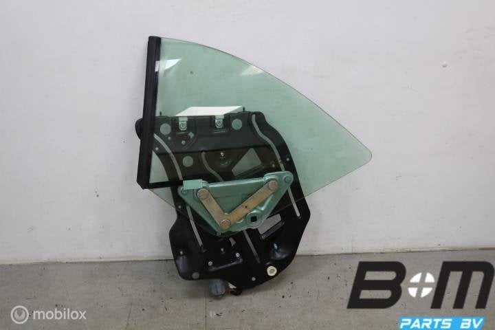 Ruitmechaniek + ruit en motor links Audi A4 B7 CA 8H0839397, Auto-onderdelen, Ruiten en Toebehoren, Gebruikt