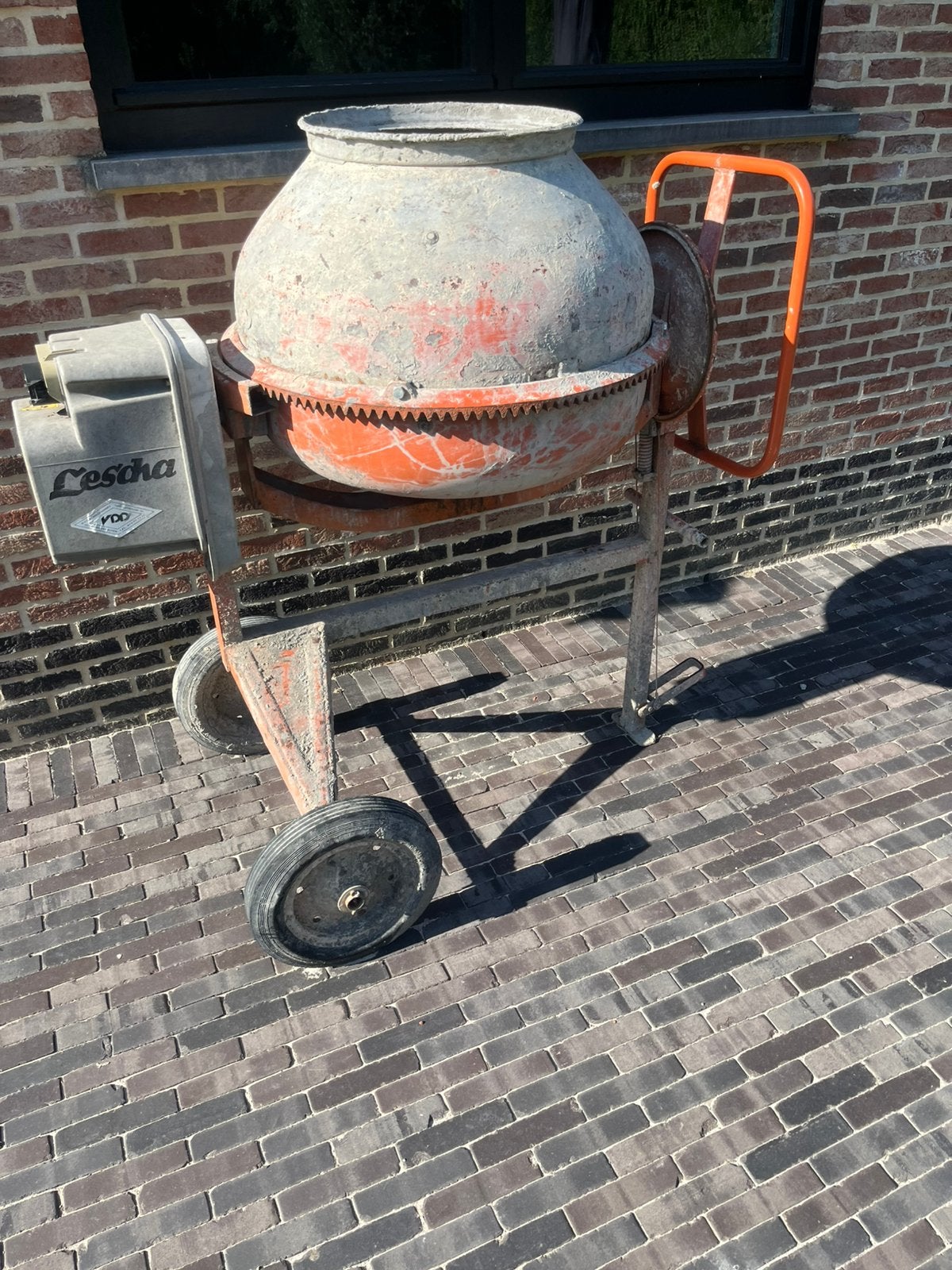 Beton molen lescha, Ophalen, Gebruikt