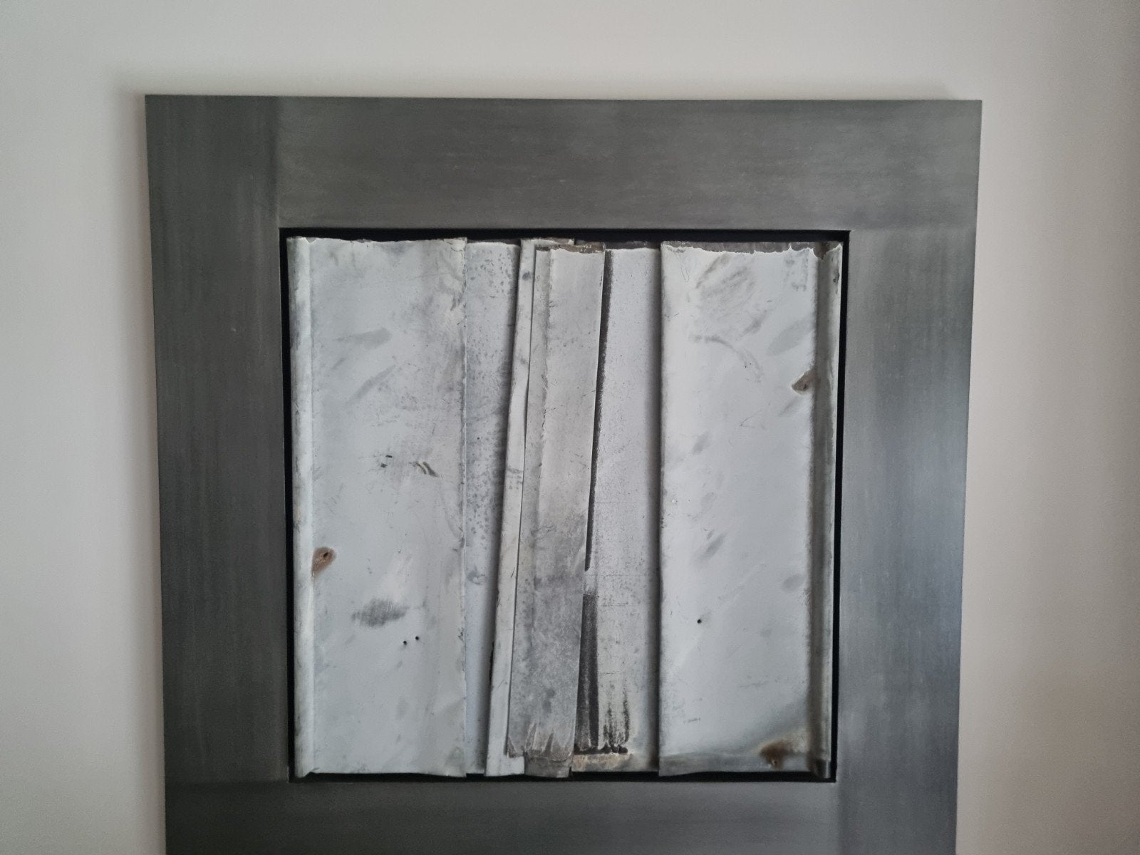 Design kader zink_hout, Ophalen