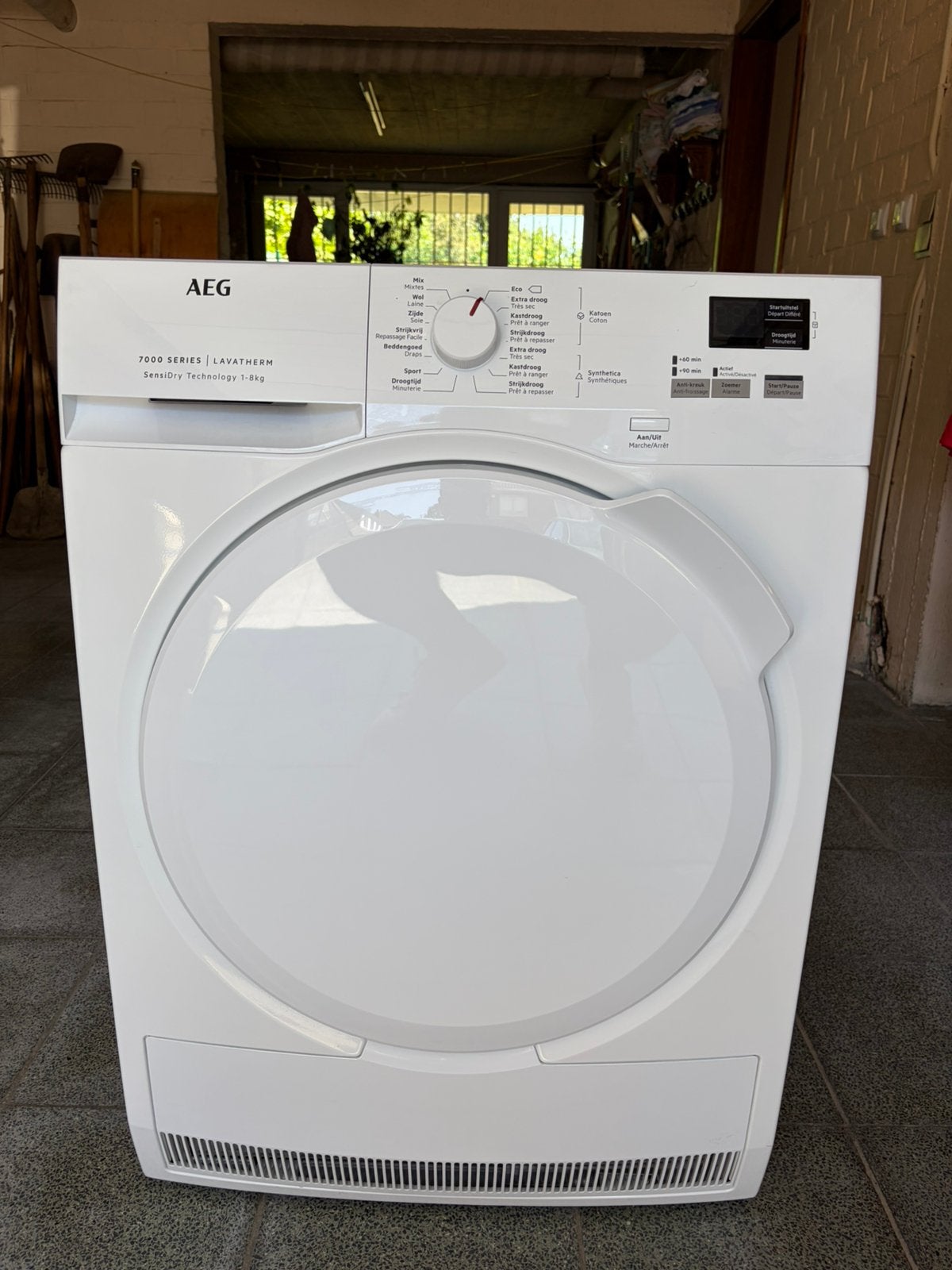 wasmachine + droogkast AEG, Electroménager, Sèche-linge, Enlèvement, Comme neuf