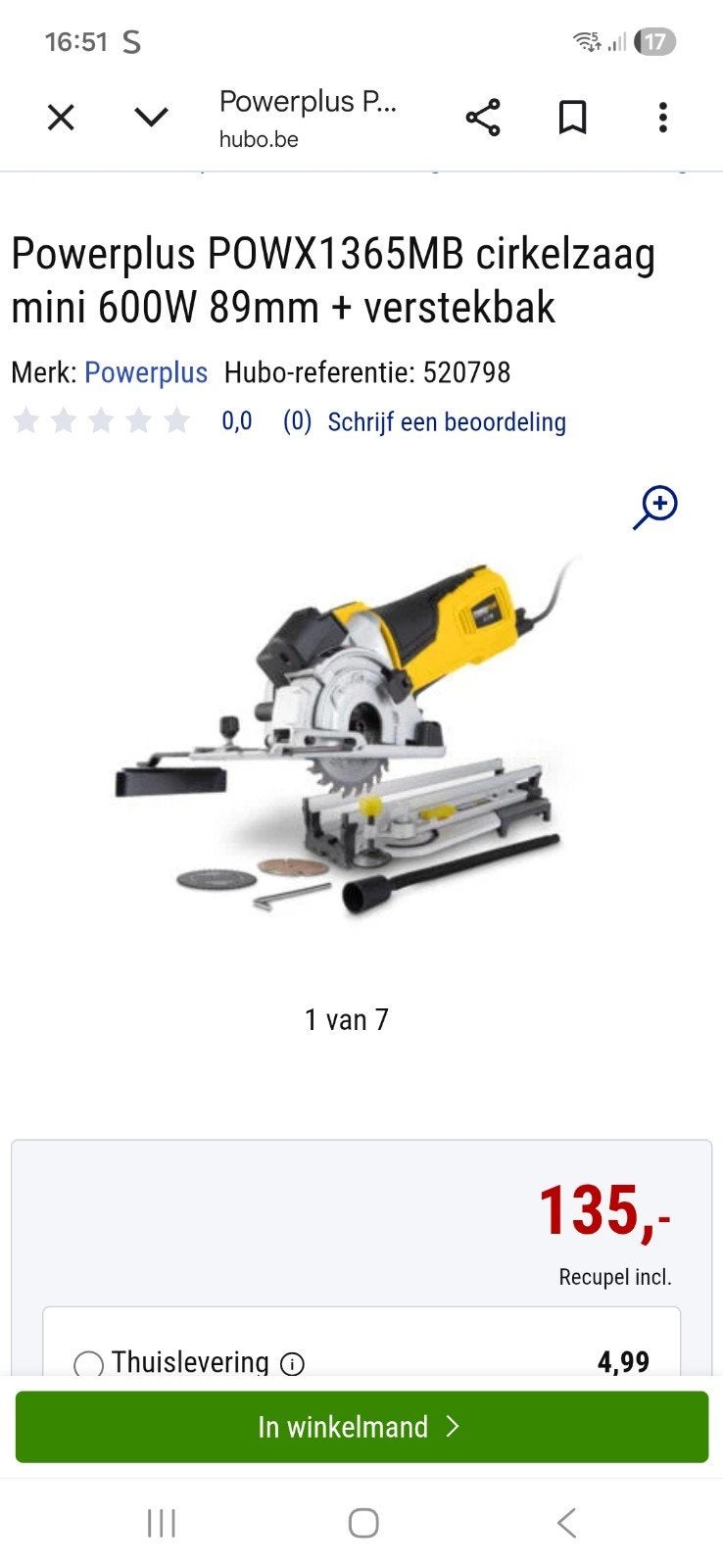 zaag machine, Ophalen