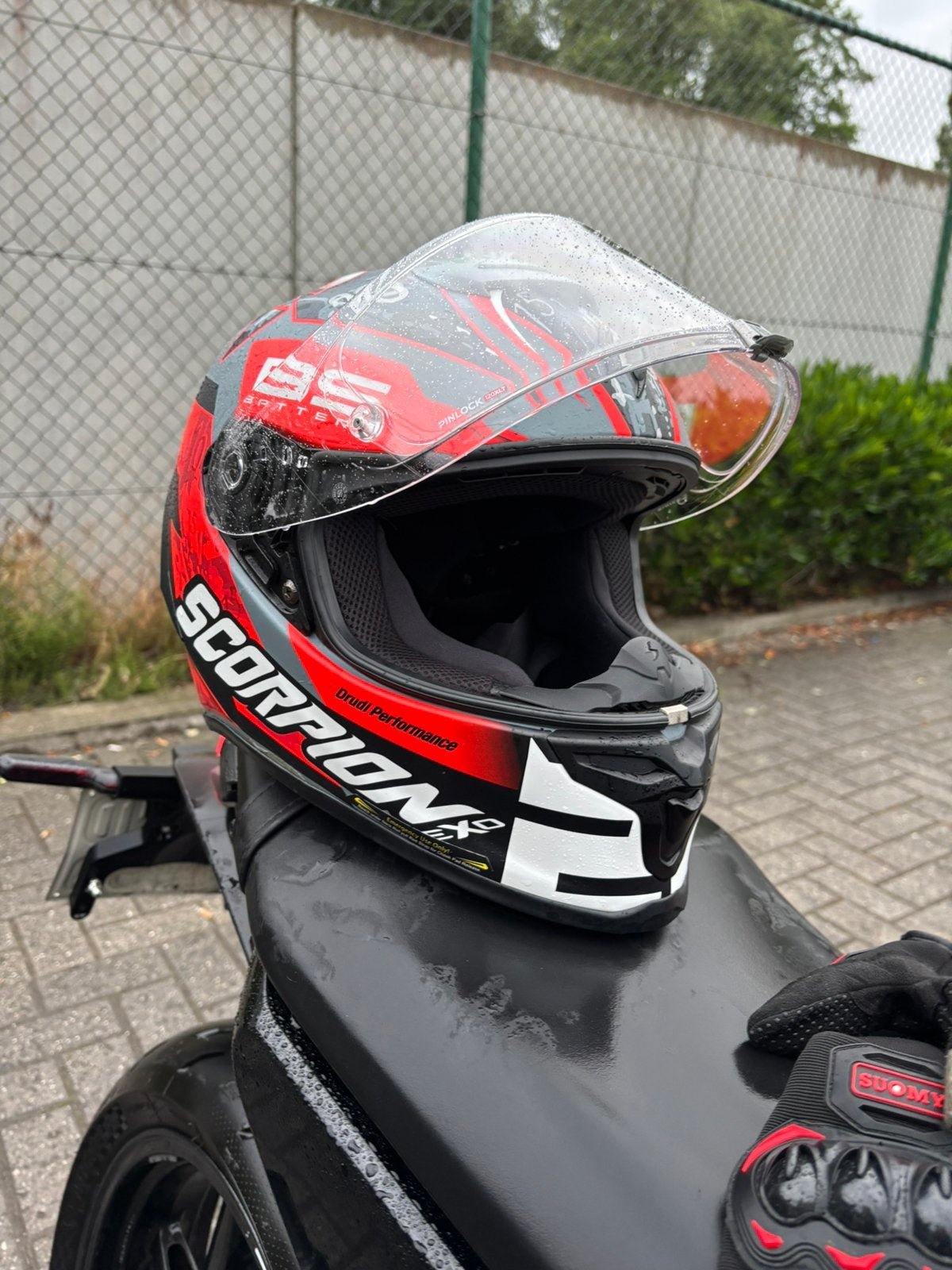 HELM SCORRPION R1 EXO MAT M, 3x glass +2x pinlock, Motos, Enlèvement, Seconde main, M