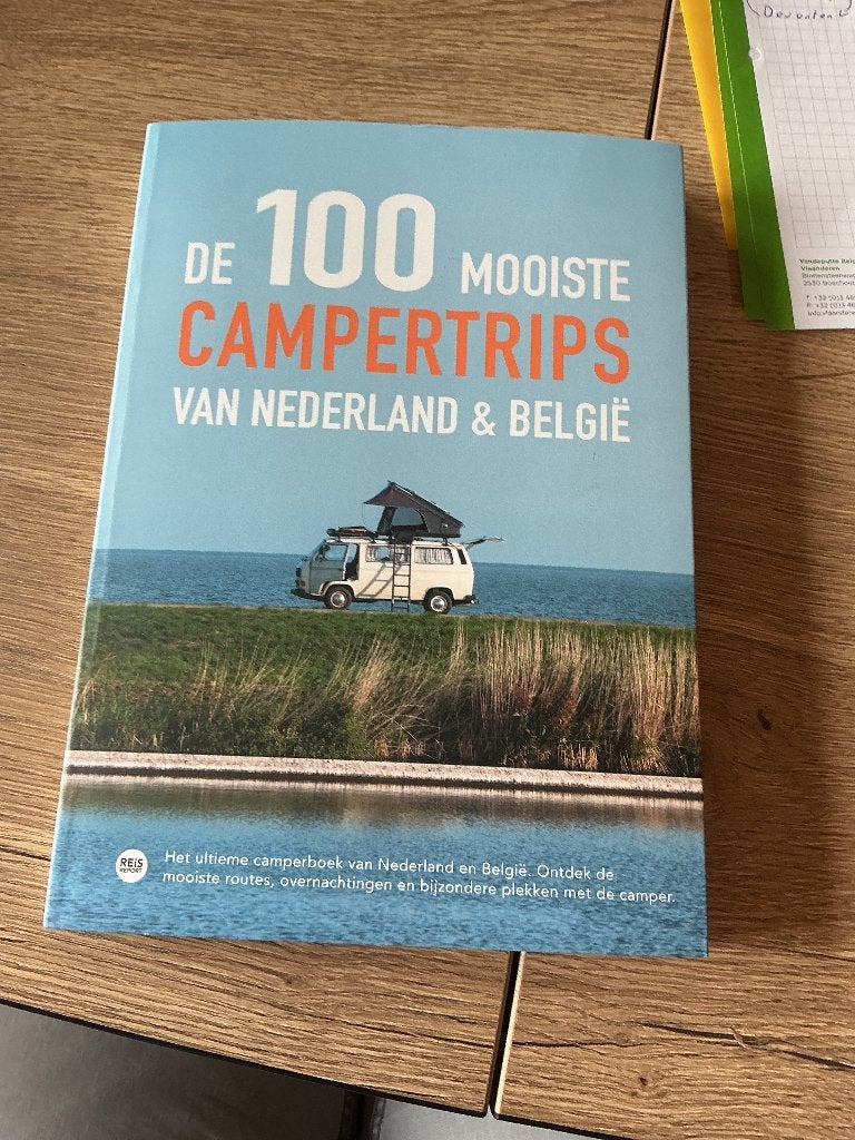 De 100Mooiste campertrips van Nederland en Belgie, Boeken, Reisgidsen, Overige merken, Nieuw, Ophalen of Verzenden, Campinggids