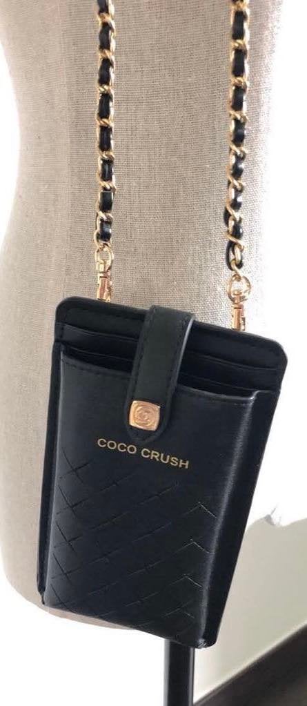 Chanel - Pochette téléphone Coco Crush - Neuf avec chaîne, Enlèvement ou Envoi, Neuf, Noir, Sac à bandoulière