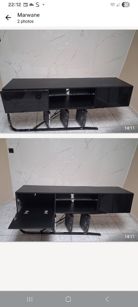 Tv-meubel, Ophalen, Overige materialen, Gebruikt, 50 tot 100 cm