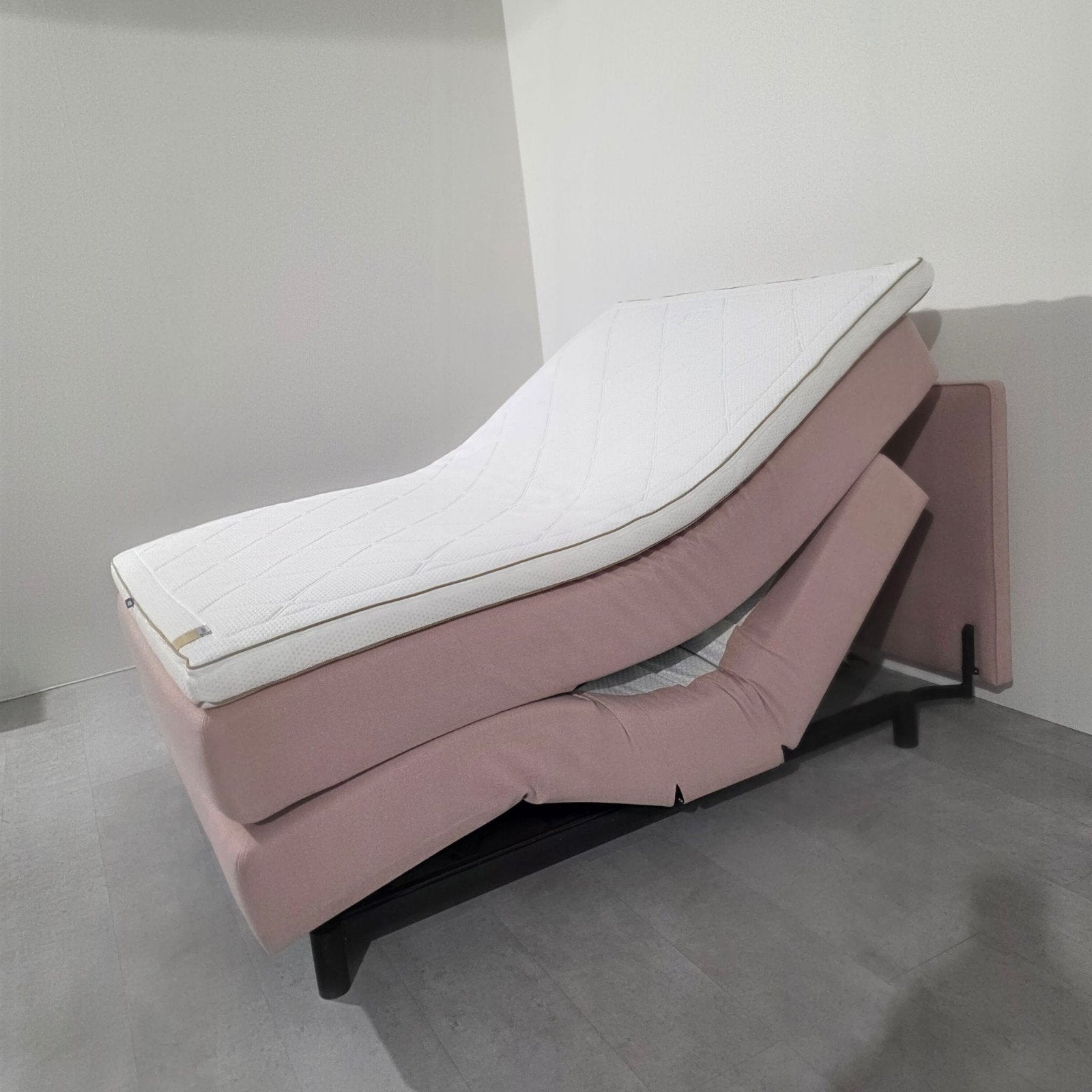 Auping Original Elektrisch Boxspring 140x200, Maison & Meubles, Enlèvement ou Envoi, Queen size, Comme neuf, 120 cm