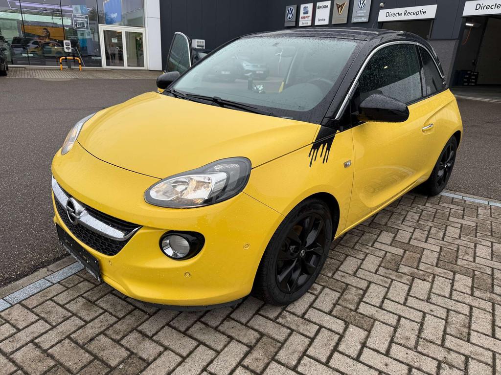 Opel ADAM Adam 1.2i Jam Black Link (bj 2014), Auto's, Opel, Voorwielaandrijving, Gebruikt, Zwart, 1229 cc