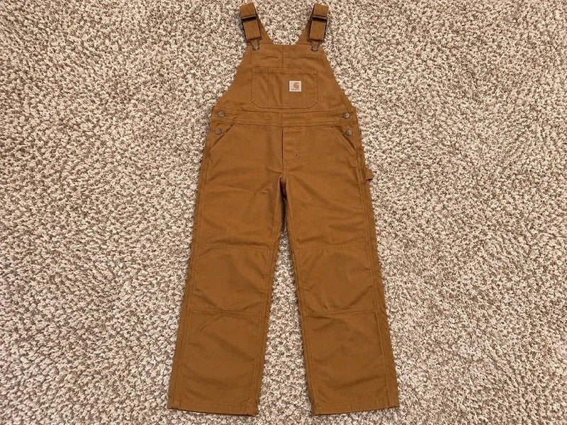 Carhartt Bib Overall Tuinbroek Bruin – Maat L (Nieuw), Verzenden, Maat 52/54 (L), Bruin