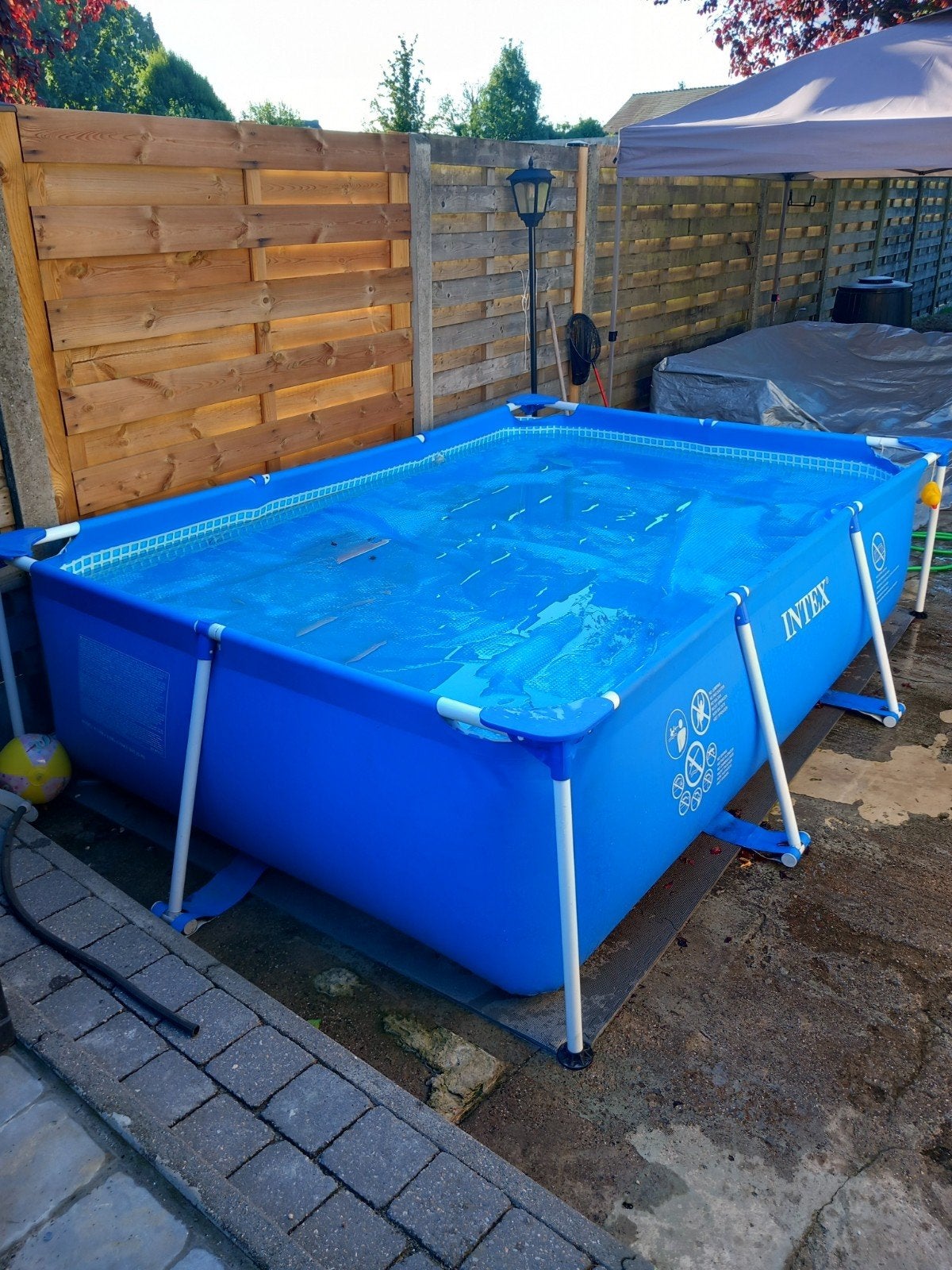 zwembad intex 200 x 300 x 75, Ophalen
