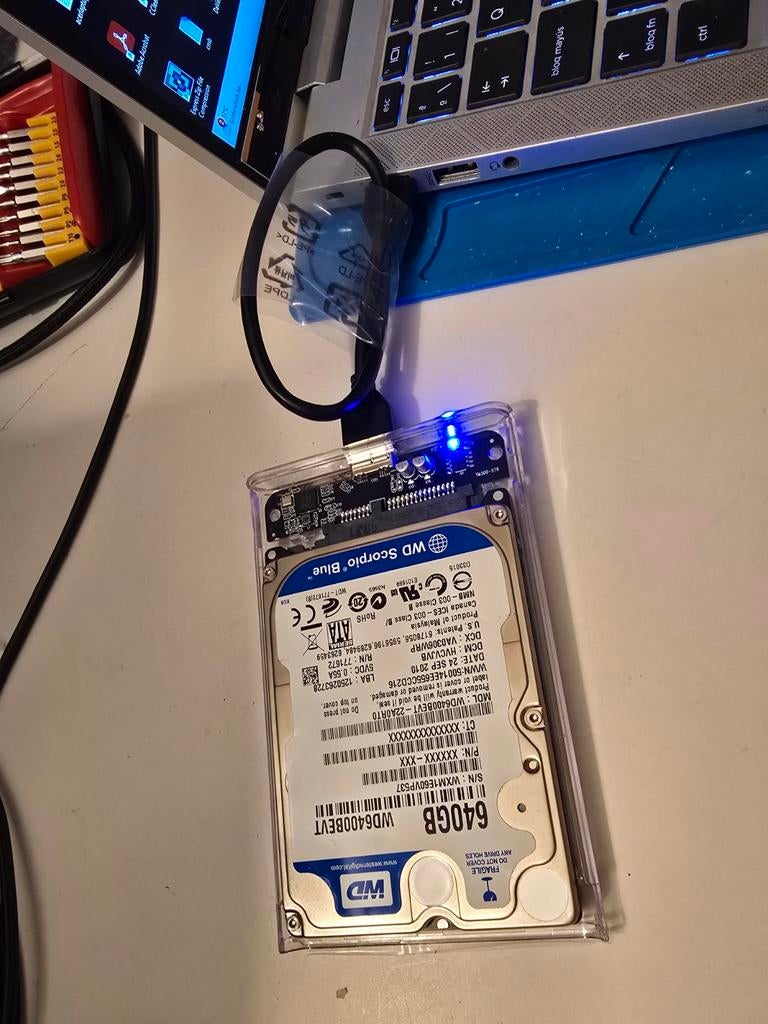 Disque externe WD 640 Go avec nouveau boîtier USB 3, Informatique & Logiciels, Disques durs, Enlèvement ou Envoi, USB