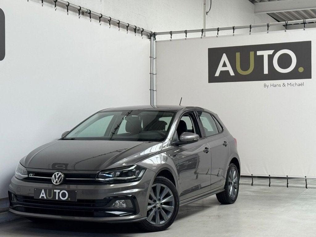 Volkswagen Polo 1.0 TSi R-Line *LED*CARPLAY*ZETELVERW*, Auto's, Voorwielaandrijving, Stof, 1145 kg, 124 g/km