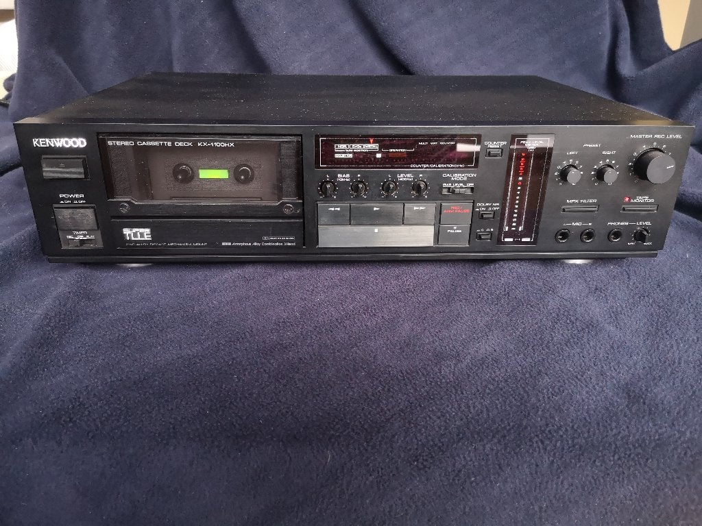 Kenwood KX-1100HX 3 head tape deck (as new!!), Enlèvement ou Envoi, Simple, Kenwood