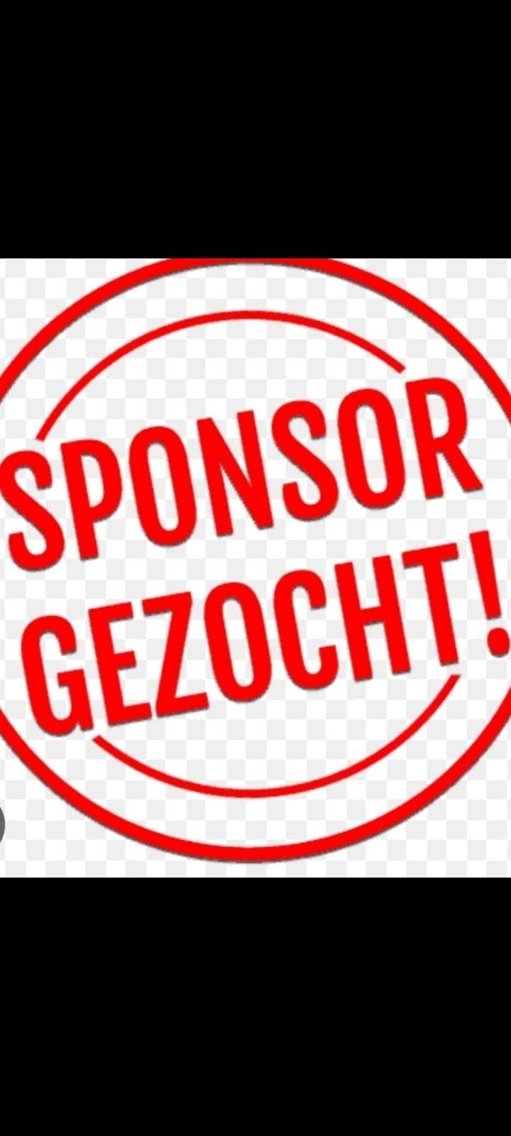 Sponsor (s) gezocht in ruil voor reclame