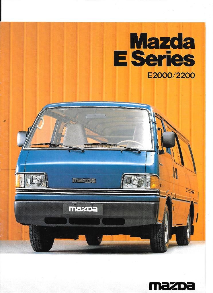 MAZDA E-SERIE, Livres, Autos | Brochures & Magazines, Enlèvement ou Envoi, Comme neuf, Mazda