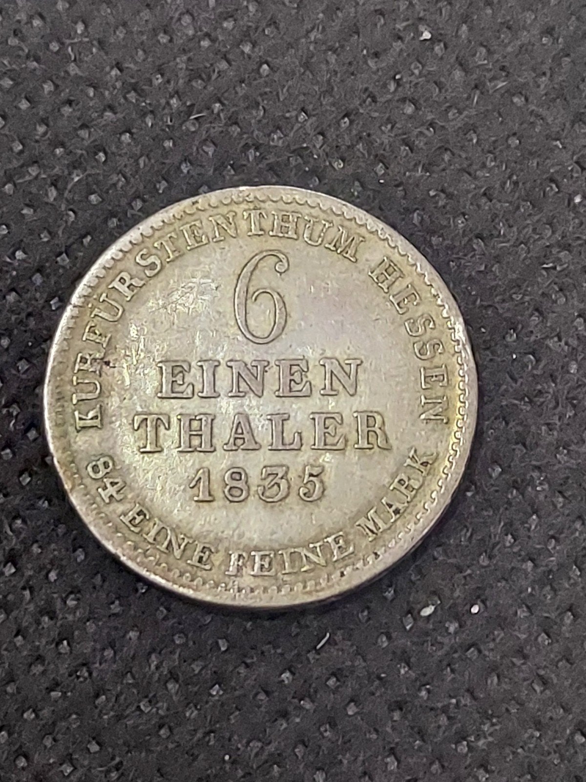 6 einen Thaler 1835 Duitsland, Enlèvement ou Envoi, Allemagne, Argent