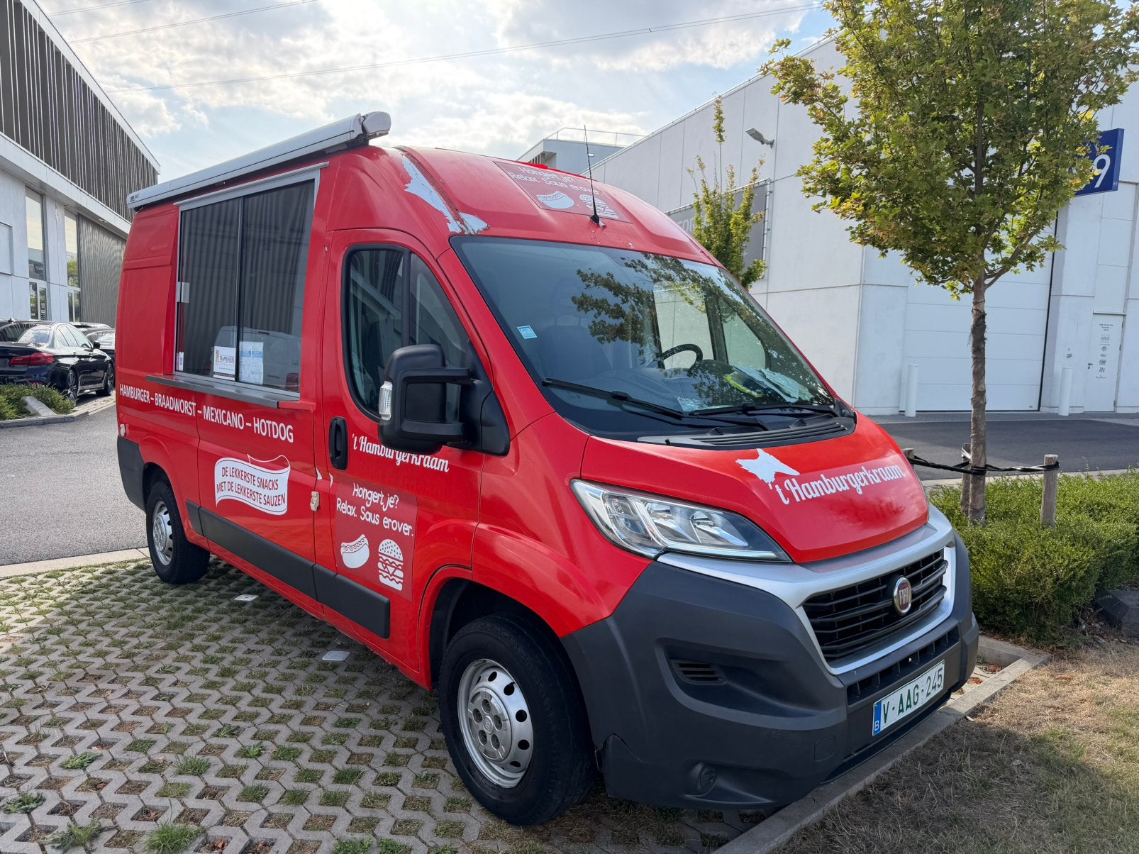 FIAT DUCATO FOODTRUCK * 23.000 km * GARANTIE * 2015, Euro 5, 4 cilinders, Bedrijf, 2200 cc