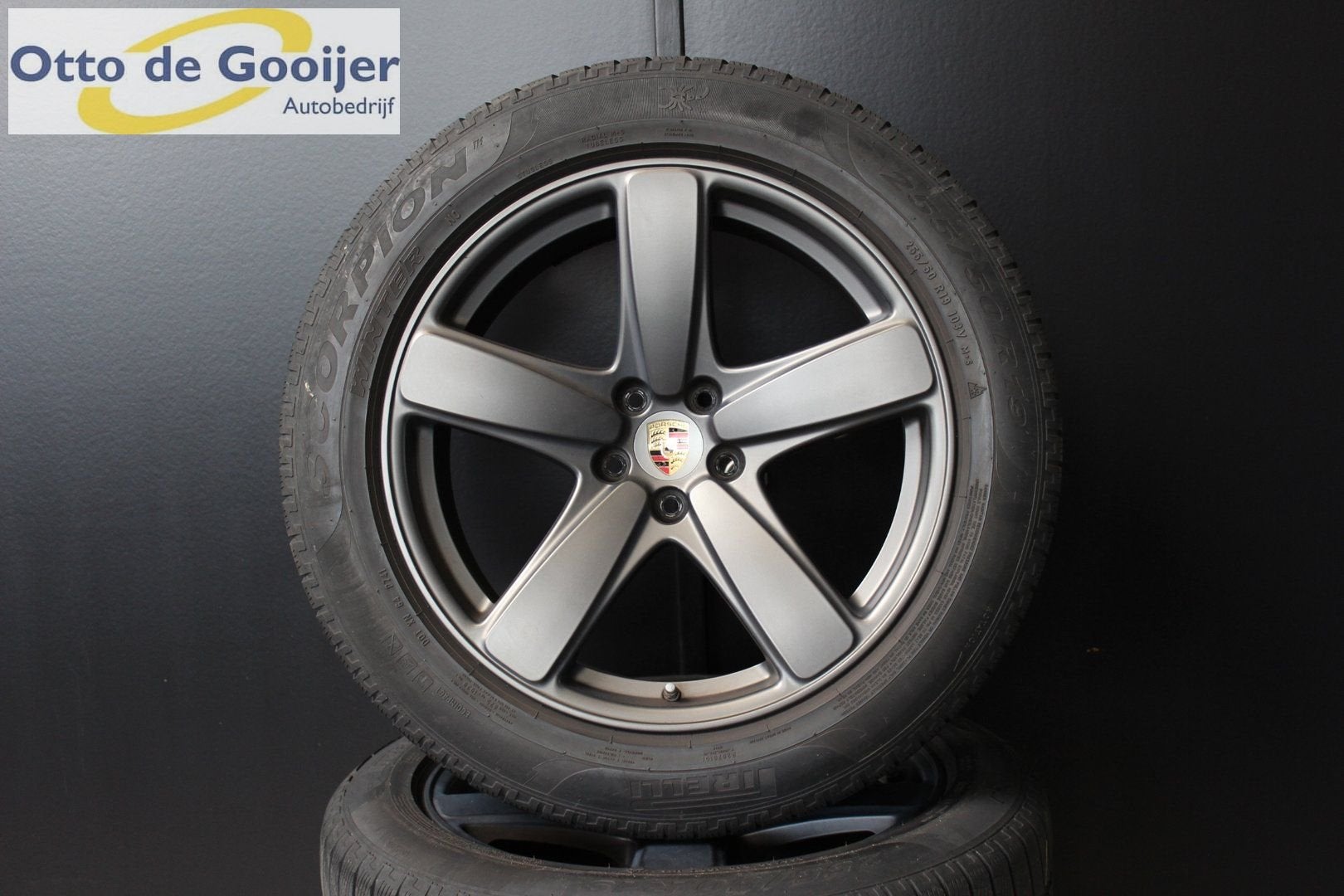 Originele Porsche Macan Velgen 19 Inch Winterbanden Pirelli, Gebruikt, -, -, Banden en Velgen
