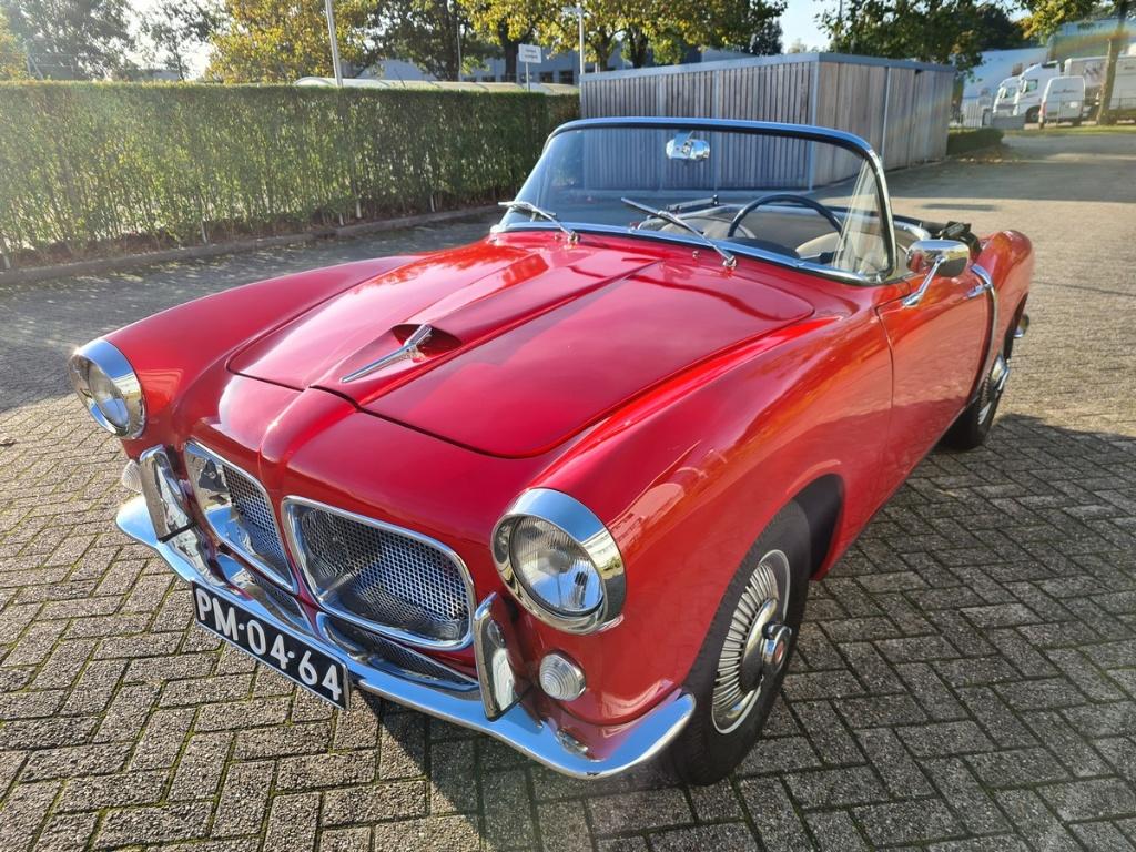 Fiat 1200 Trasformable cabriolet  1959, Auto's, Oldtimers, Particulier, MG, Benzine, Cabriolet, 2 deurs, Handgeschakeld, Rood