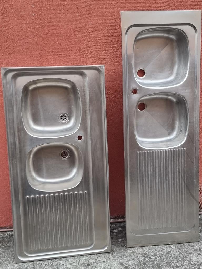 Lavabo en inox, Ophalen