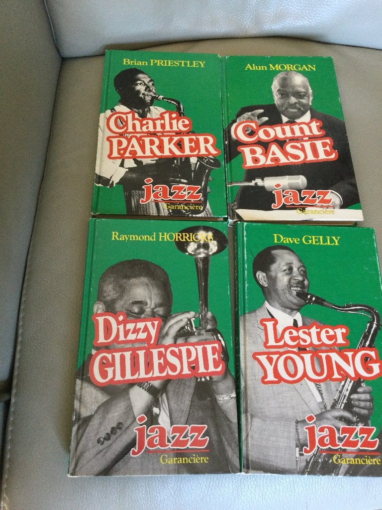COLLECTION JAZZ:"GILLESPIE"YOUNG"PARKER"BASIE/1984, Antiquités & Art, Enlèvement ou Envoi, GELLY/PRIESTLEY/MORGAQN/HORRICKS
