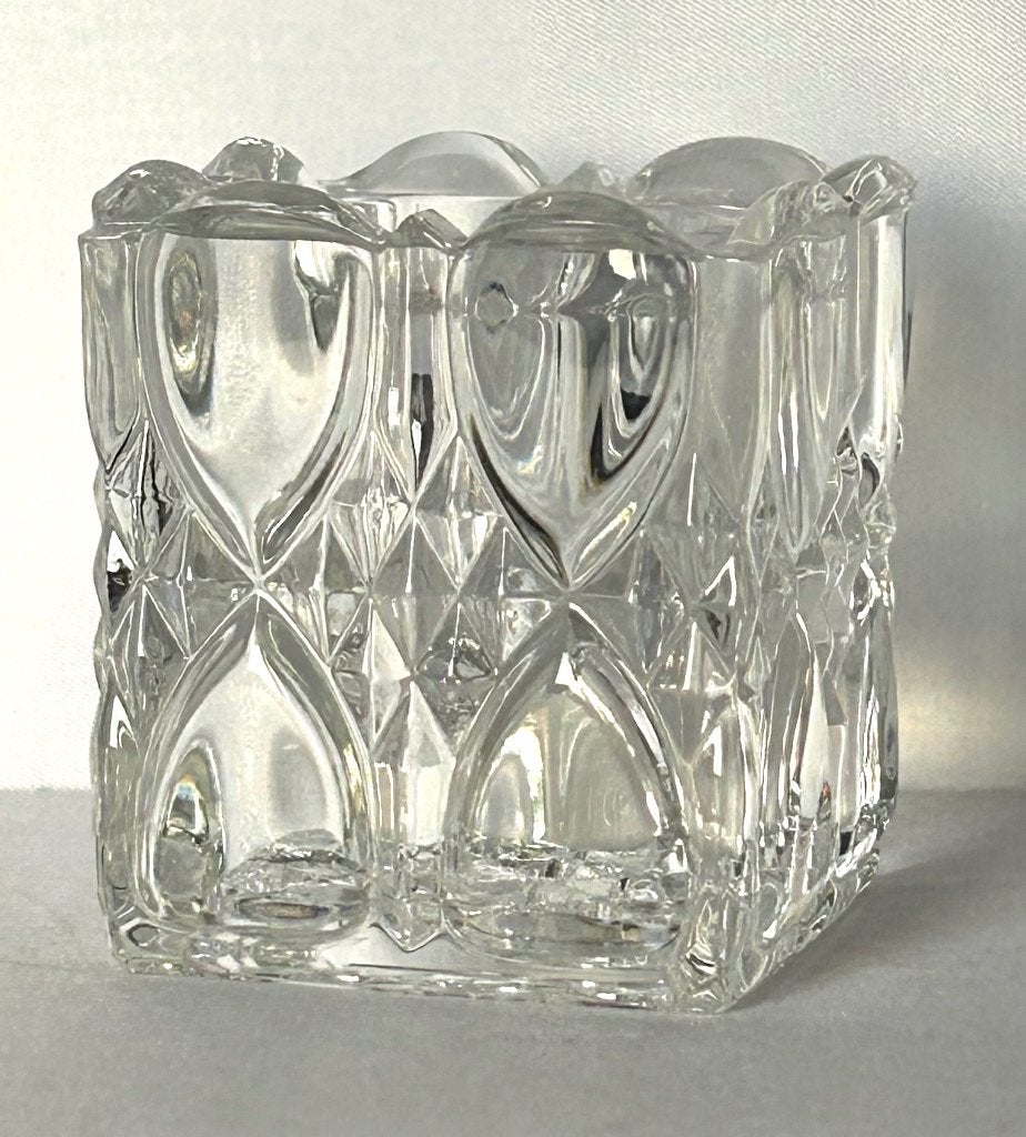 Val Saint Lambert kandelaar kristal, Ophalen of Verzenden, Kristal