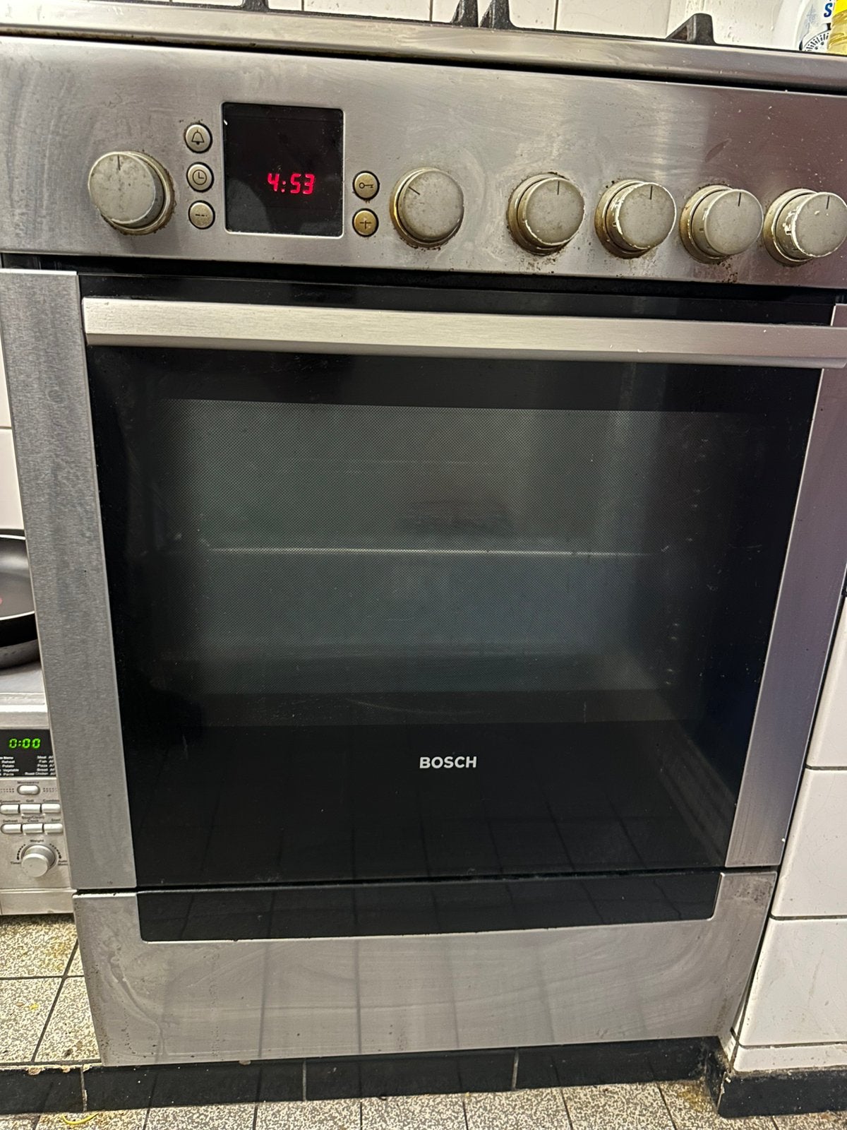 Rvs fornuis Bosch, Ophalen, Zo goed als nieuw