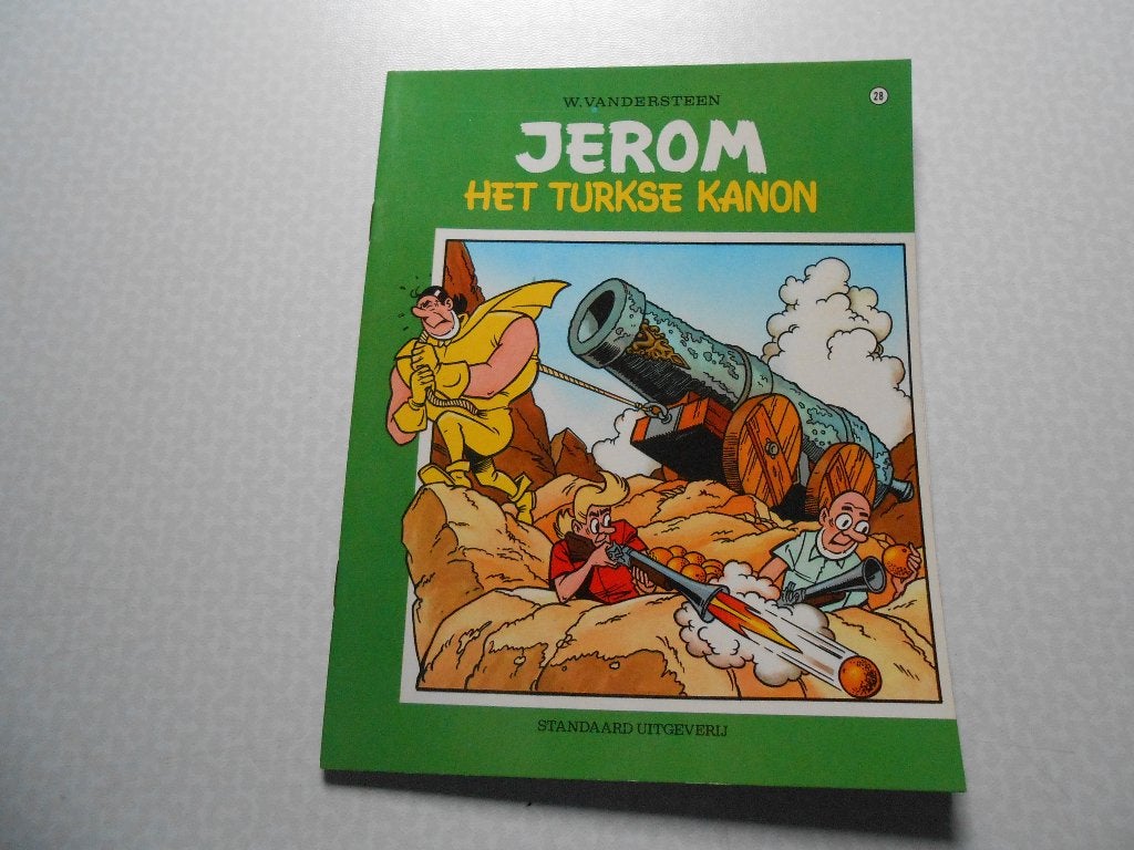 Jerom 28 Het Turkse kanon 1969 1ste druk., Willy Vandersteen, Eén stripboek, Nieuw, Ophalen of Verzenden