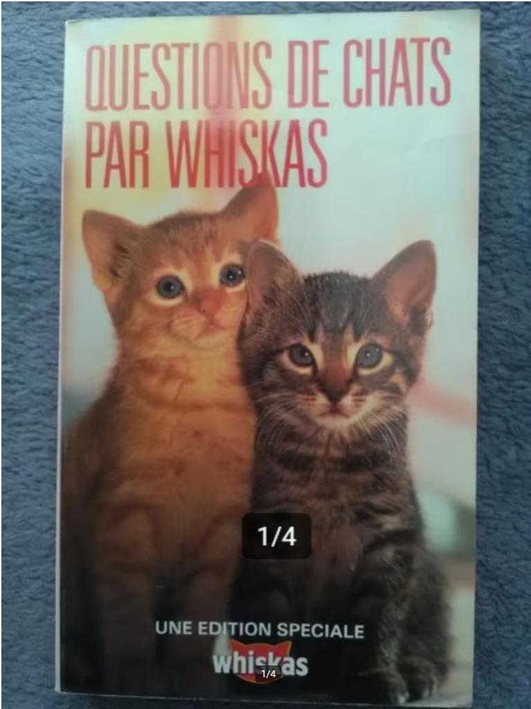 Questions de chats par Whiskas Une édition spéciale 1988, Livres, Enlèvement ou Envoi, Chats, Sylvia I. Van Arkel, Utilisé