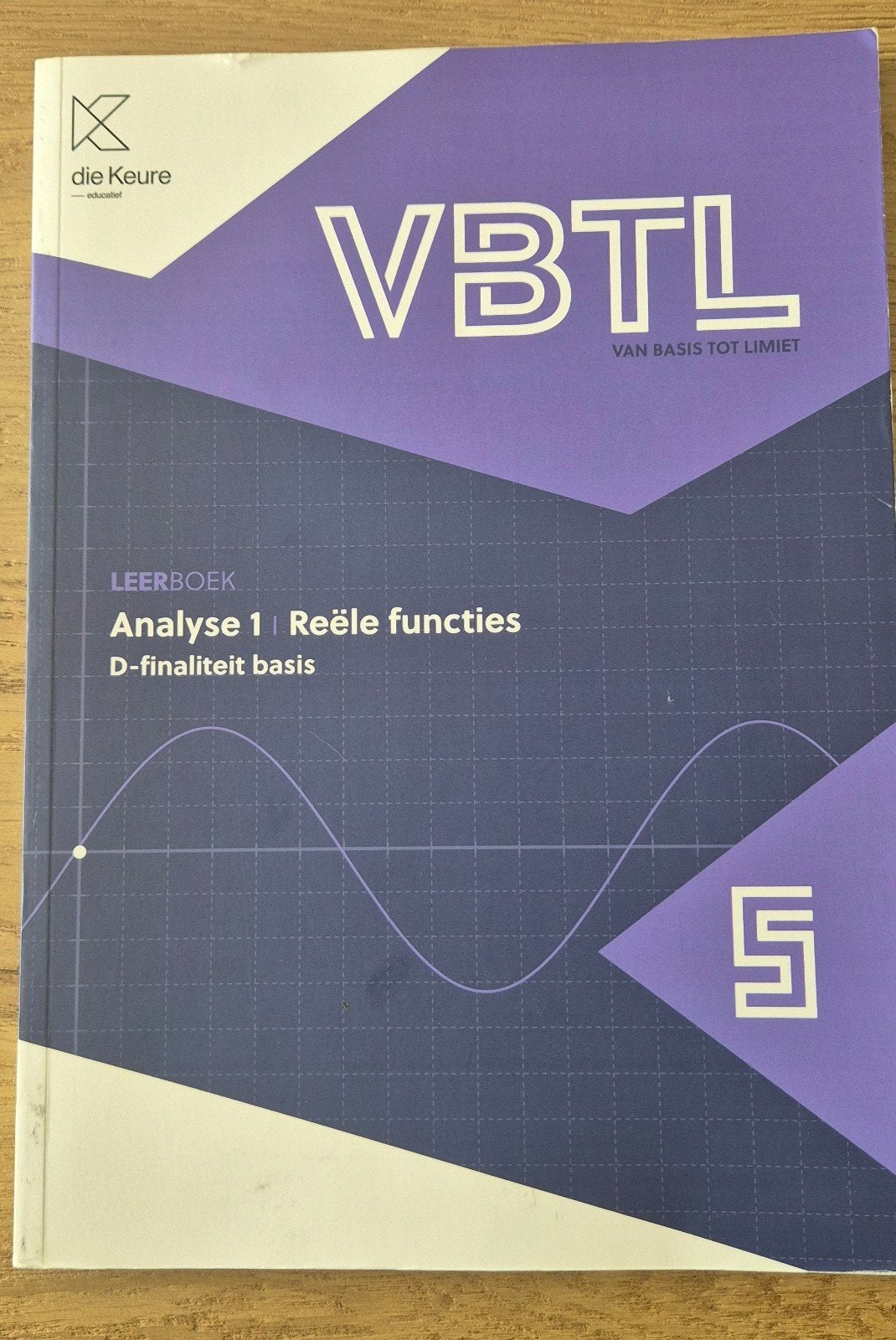 VBTL 5 - leerboek Reële functies (D-Basis), Ophalen of Verzenden, Nederlands