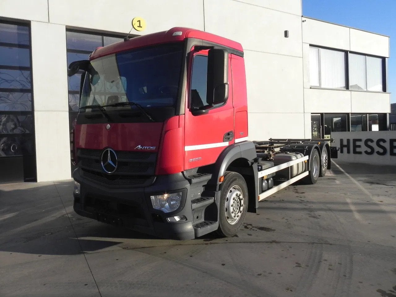 Mercedes-Benz Antos wisselsysteem met PTO en ADR, Autos, Rouge, Achat, Euro 6, Mercedes-Benz