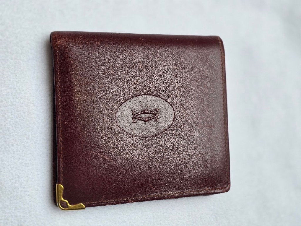 Cartier portefeuille, Autres marques, Cuir, Enlèvement ou Envoi, Utilisé
