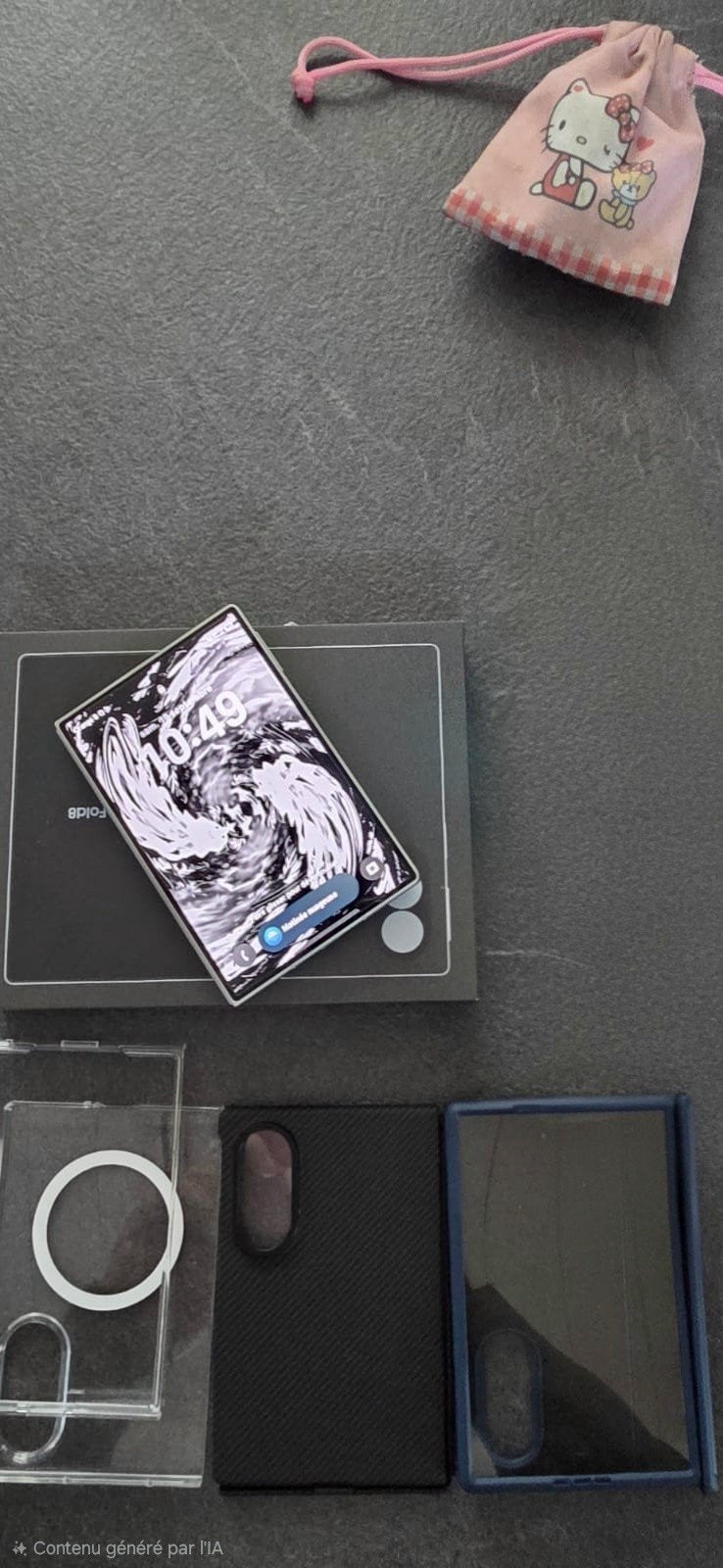 échange samsung zfold 8 256gb blanc, Télécoms, Enlèvement, Blanc
